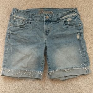 Delia's Light Wash Bermuda Shorts